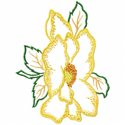 Flowers And Tree Embroidery Design 5